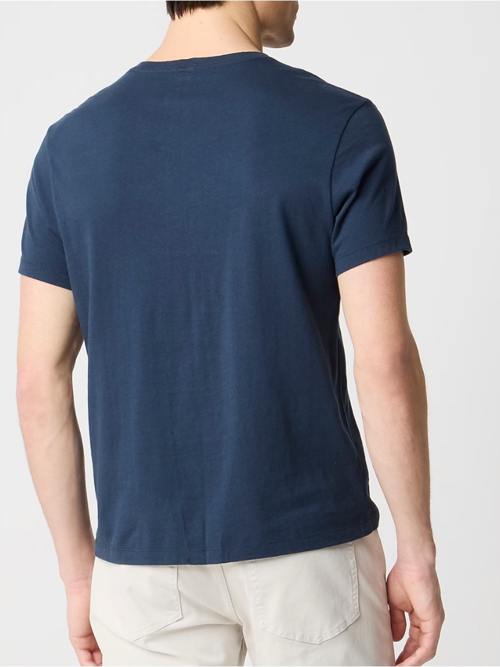 100% cotton.
Some colors feature different-colored yarns for a heathered effect.